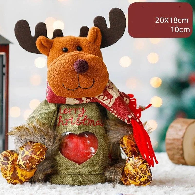 Christmas Tree Santa Claus Snowman Gift Bags Festive Party Wrapping Supplies|Holiday Party Supplies