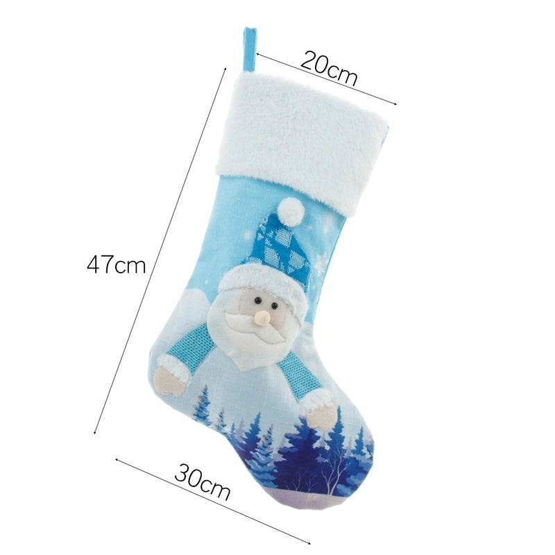 Christmas Santa Claus Snowman Gift Bags Hanging Ornaments Holiday Party Decorations|Holiday Decorations