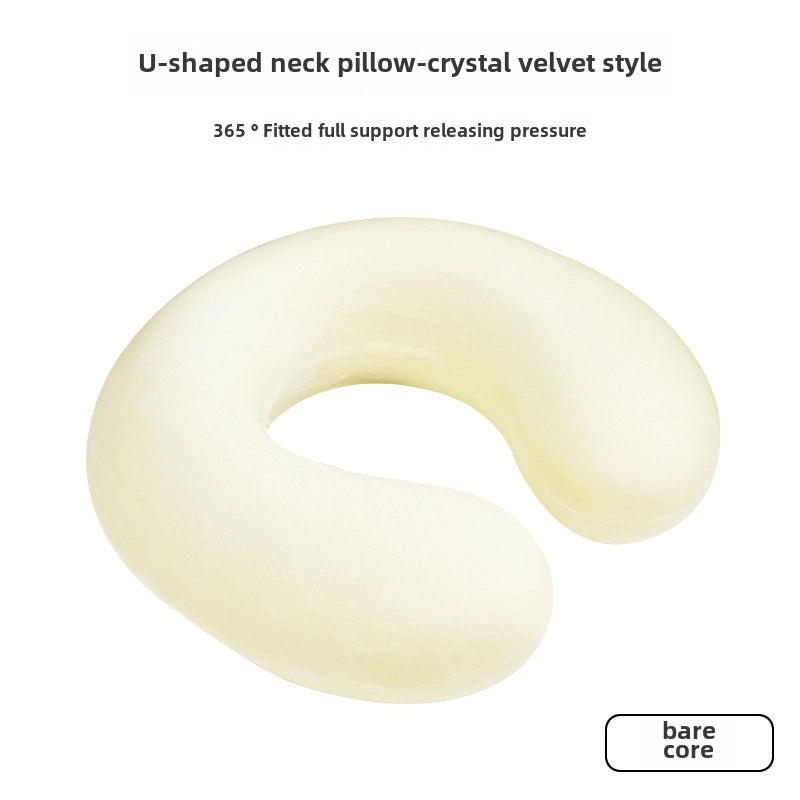 Memory Foam U-Shaped Travel Neck Pillow for Car, Plane, Student Nap | Travel Accessories