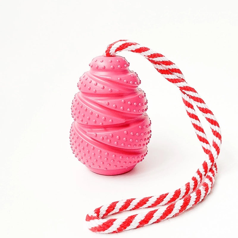 Dog Chew Toy Freeze-dried Meat Scented Durable Rubber Bite Resistant Easy to Clean | Pet Supplies Dog Toys