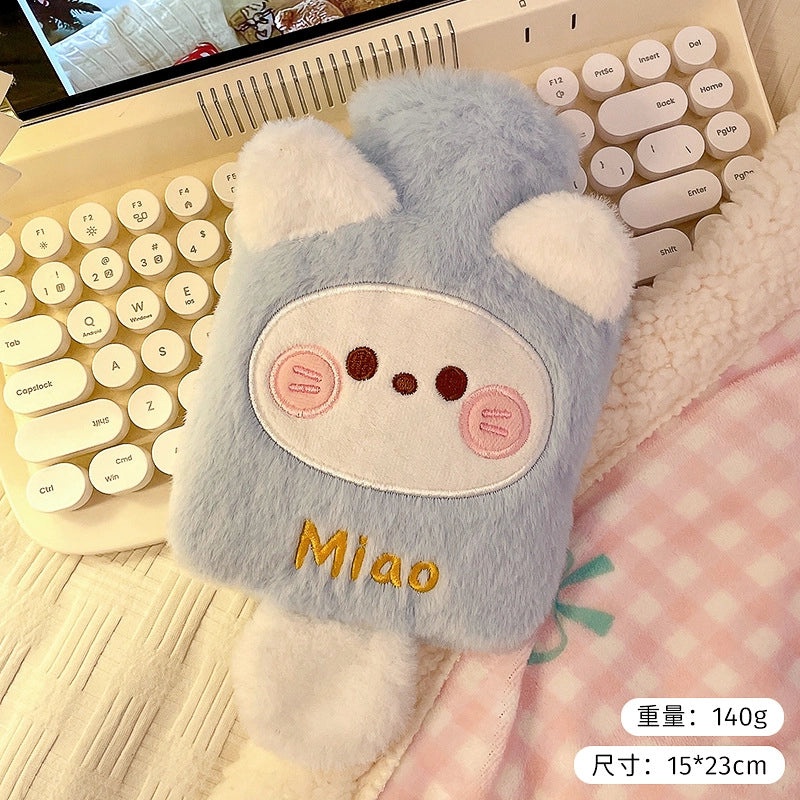 Cute Plush Water Injection Hot Water Bag Embroidered Student Hand Warmer Thickened Warm Doll|Home & Living Accessories