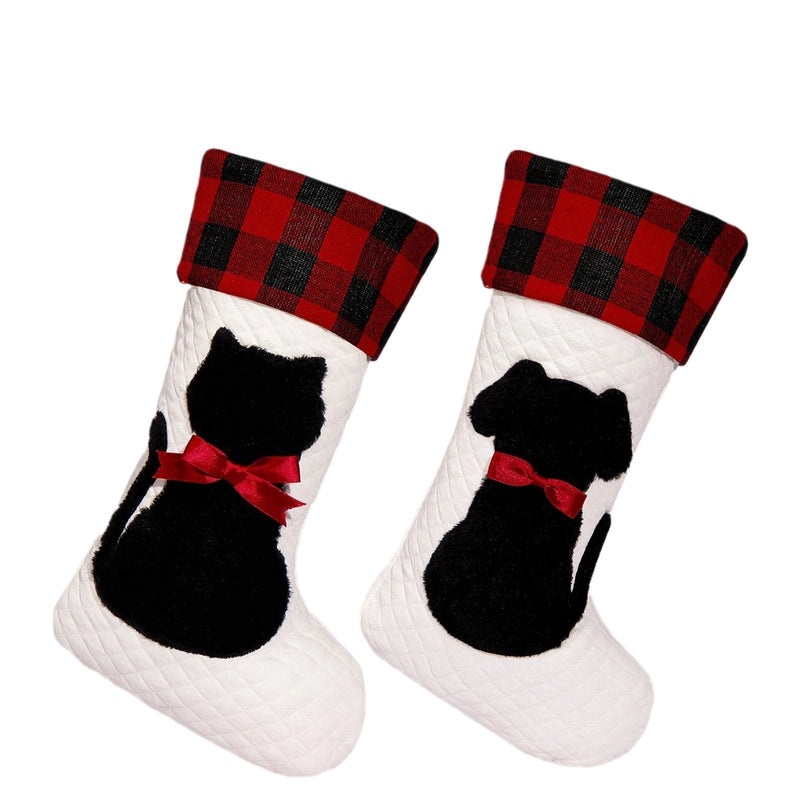 Christmas Nordic Modern Dog Cat Party Socks Gift Bags | Pet Accessories & Holiday Gifts