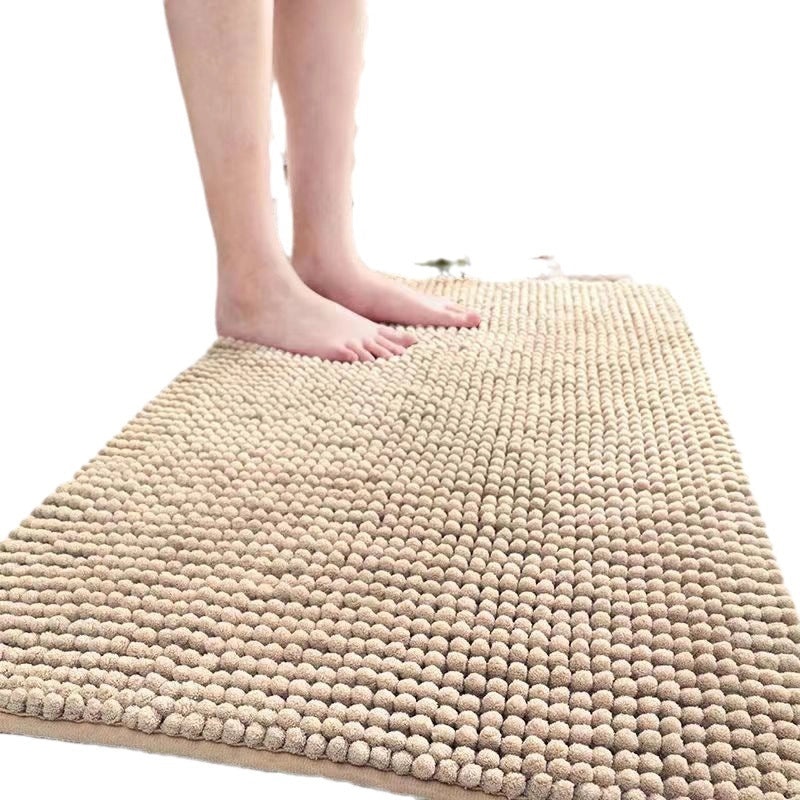 Soft Chenille Plush Floor Mat | Bathroom & Bedroom Carpet Absorbent Door Rug | Home Decor Accessories|Bath Mats