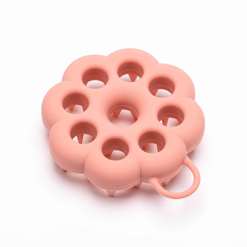 Minimalist Solid Color Silicone Shampoo Brush for Casual and Elegant Hair Care|Hair Care Accessories