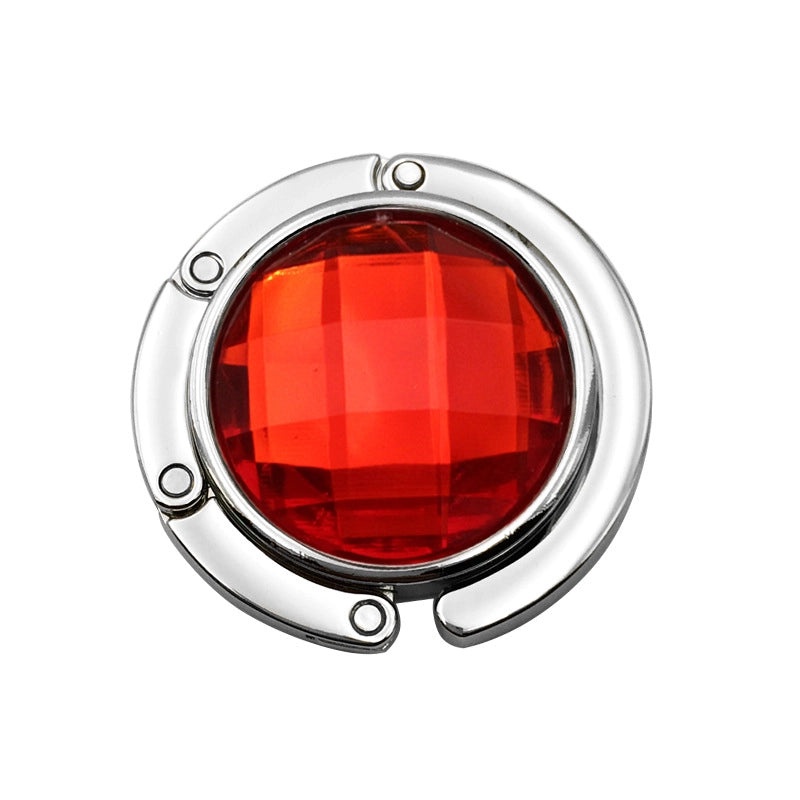 Acrylic Gem Hanging Bag Hook for Ladies - Multi-color Desktop & Fireplace Christmas Stocking Holder | Home & Kitchen Accessories