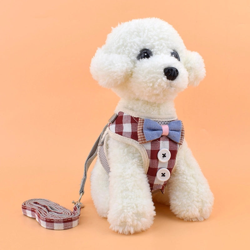 Adjustable Dog Chest Strap Harness Small Pet Leash Vest for Cats and Dogs|Pet Supplies Harness & Leashes