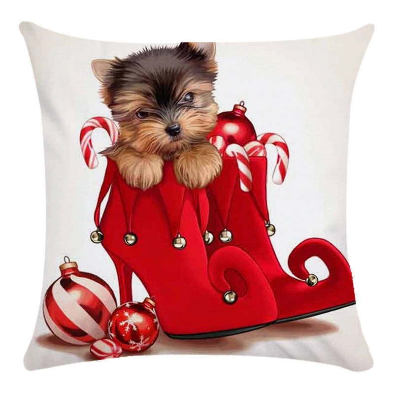 Halloween Plush Dog Lollipop Flower Decorative Pillow for Couch & Sofa | Home Decor