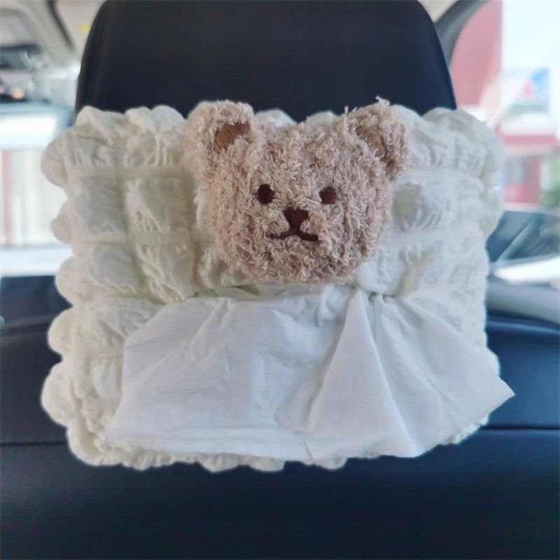 Adorable Bear Design Bubble Fiber Tissue Box for Vacation | Home Decor
