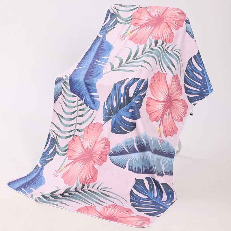 Underwater Animal Print Double-Sided Velvet Polyester Bath Towel | Bath & Beach Towels