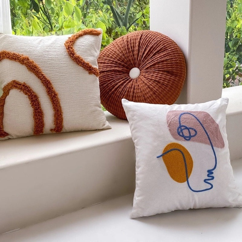 Modern Polyester Pillow Covers with Stylish Lines for Couch and Sofa Decor|Home Decor & Pillows