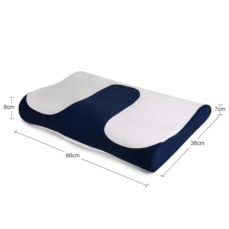 Comfortable Color Block Memory Foam Pillow for Everyday Use|Home & Bedding