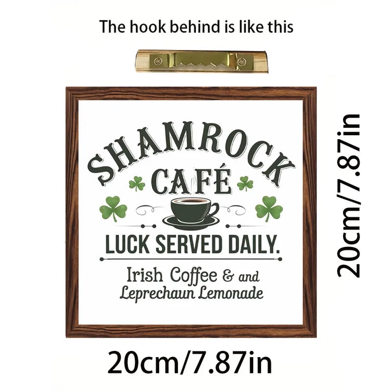 St. Patrick's Day and Easter Wooden Shamrock Rabbit Letter Home Decoration Party Supplies 1 Piece|Holiday Decorations