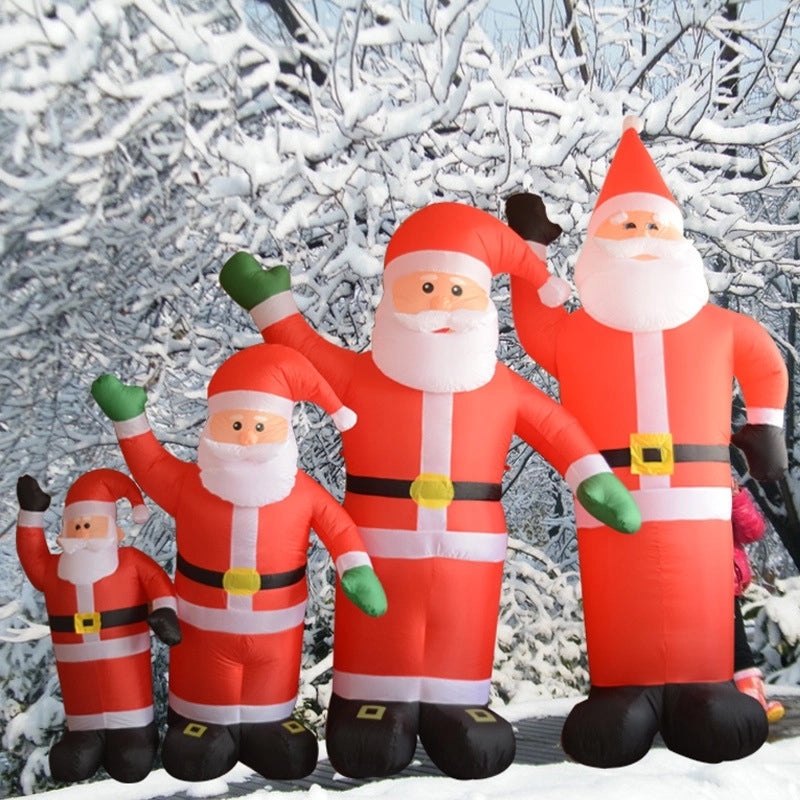 Festive Santa Claus Christmas Polyester Balloons for Holiday Decoration|Holiday Decorations