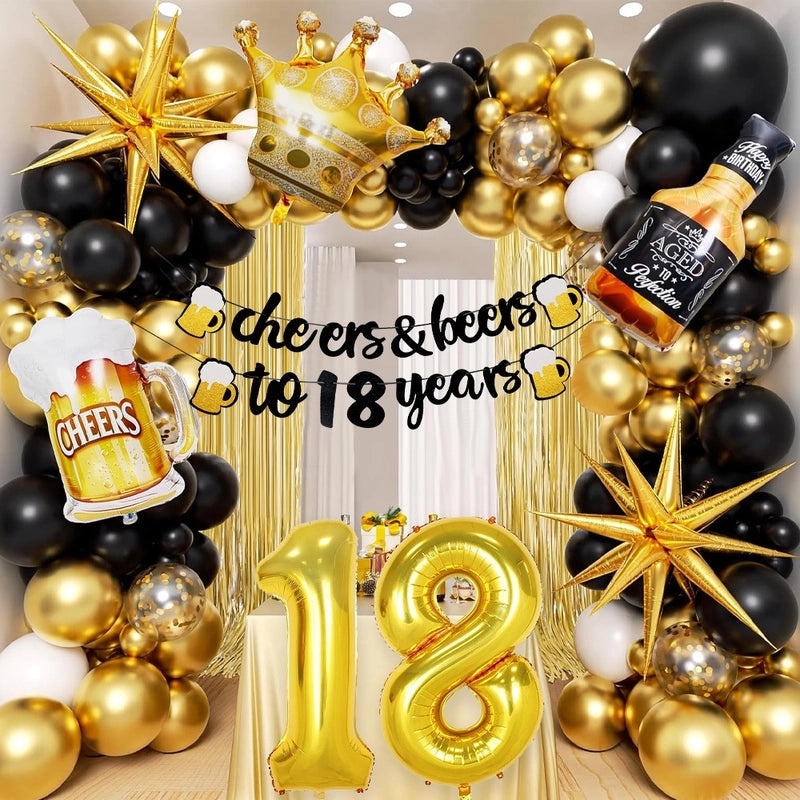 Minimalist Classic Letter Aluminum Foil Balloons for Birthday Party Decoration|Party Supplies Balloons