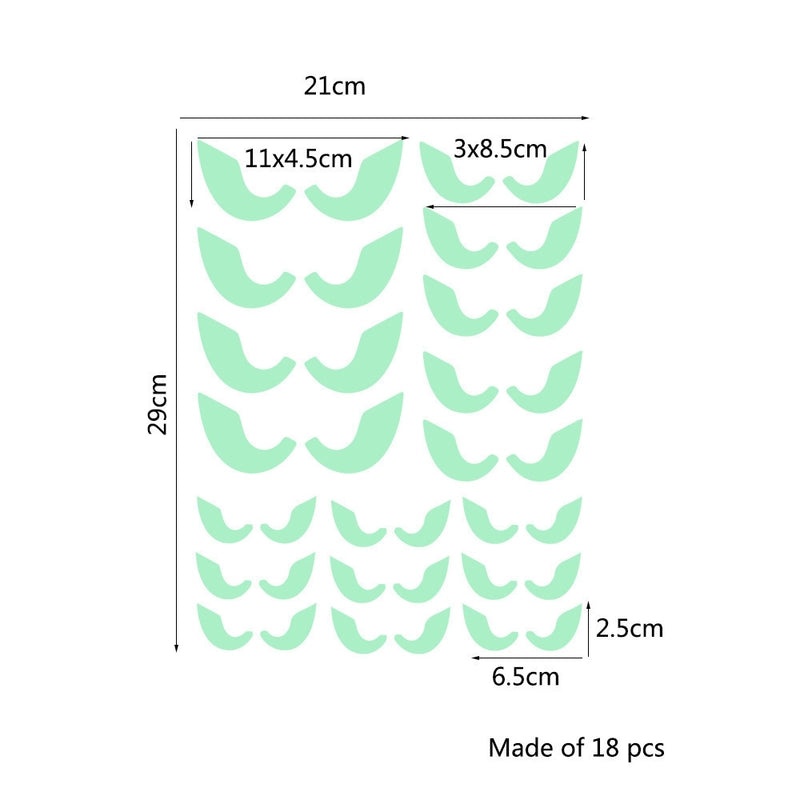 Halloween Luminous Peeping Eyes Stickers Glow in the Dark Festival Wall Decals|Home Decor