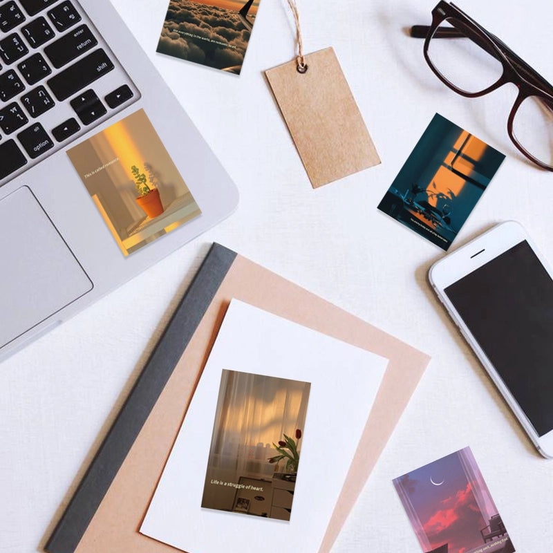 Modern Pastoral Sun Landscape Wall Art Set PVC Material|Home Decor & Wall Art