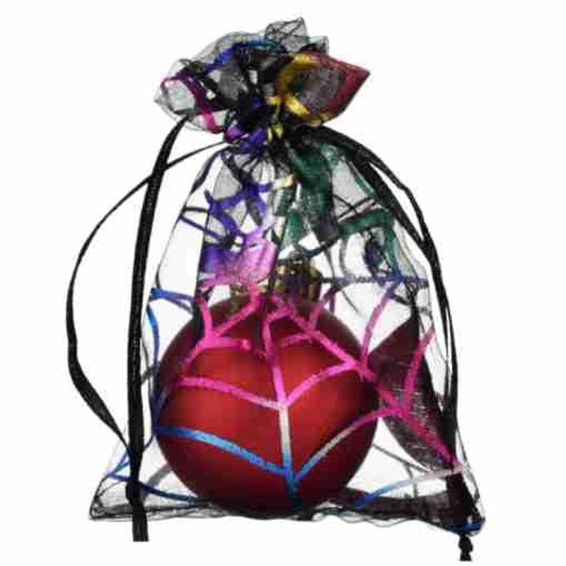 Halloween Spider Web Bat Skull Gift Bags Gauze Party Supplies Christmas Festival Wrapping|Party Supplies
