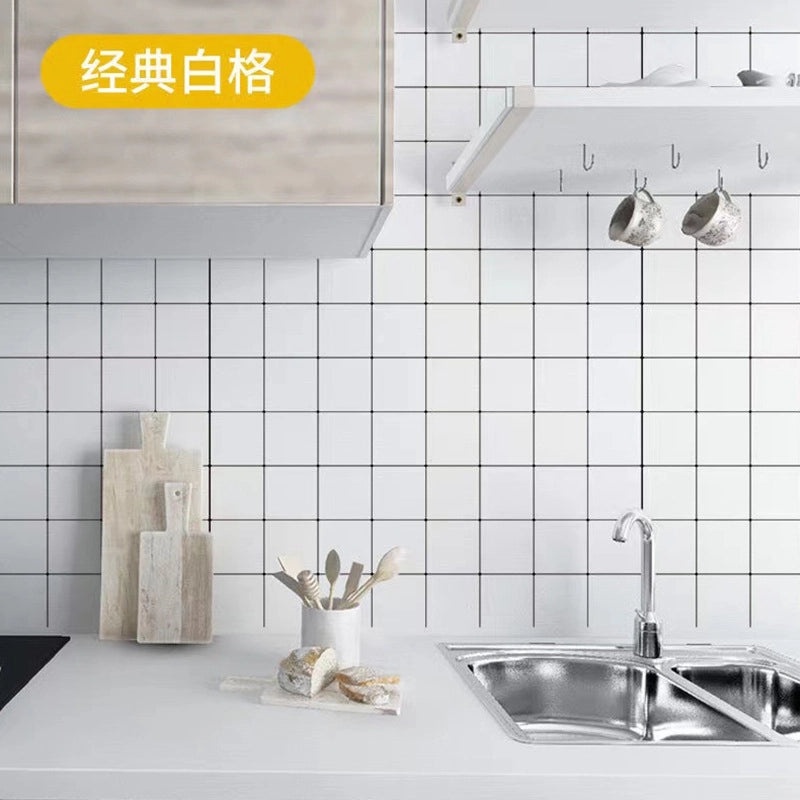 Waterproof Oil-Proof Kitchen Wall Stickers High Temperature Resistant Self-Adhesive Decorative Wallpaper|Home Decor Wall Stickers