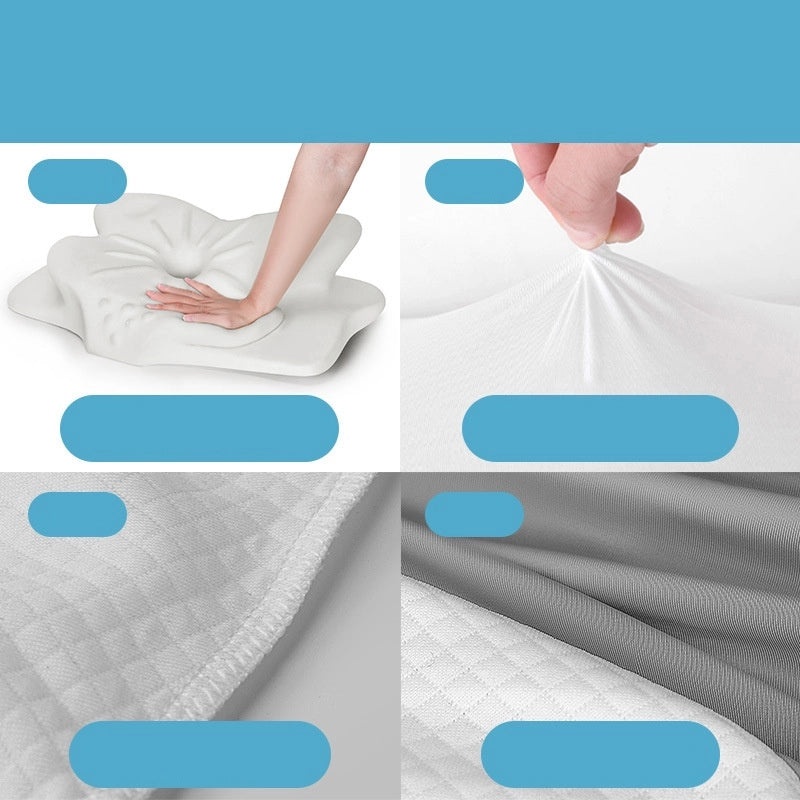 Comfortable Color Block Memory Foam Pillow for Everyday Use|Home & Bedding