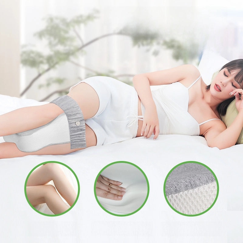 Memory Cotton Leg Pillow Rectangular Knee Support Pillow for Pregnant Women | Pregnancy Support Pillows