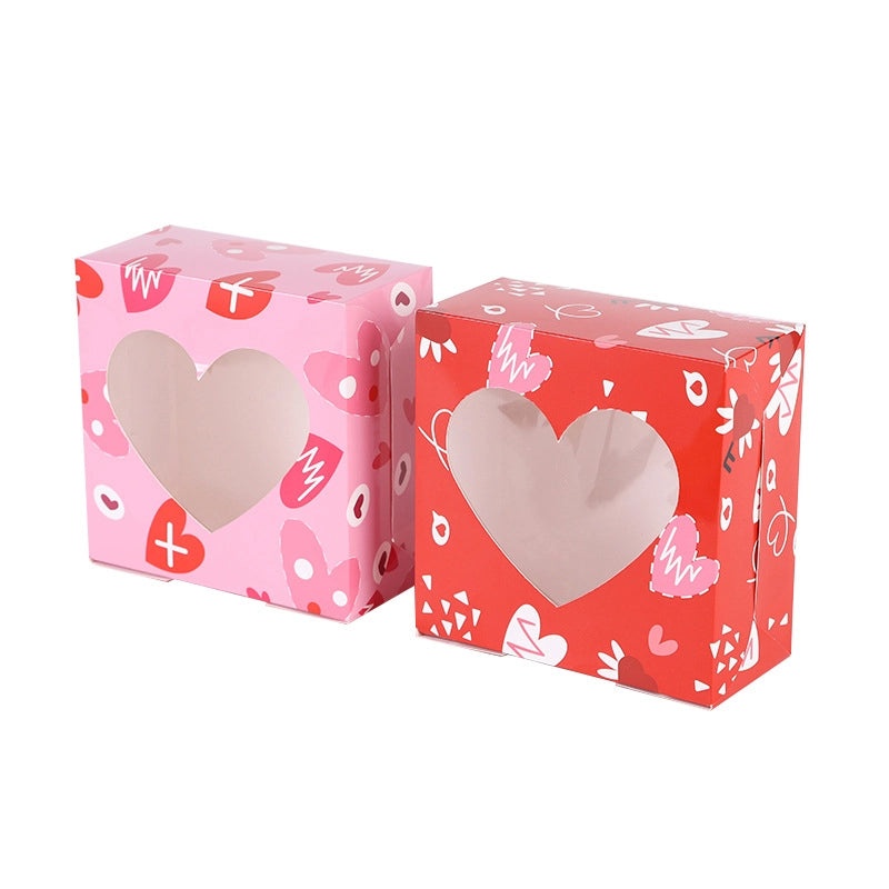 2 Pieces Valentine’s Day Heart-Shaped Paper Gift Wrapping Supplies Set | Holiday Party Gift Wrapping