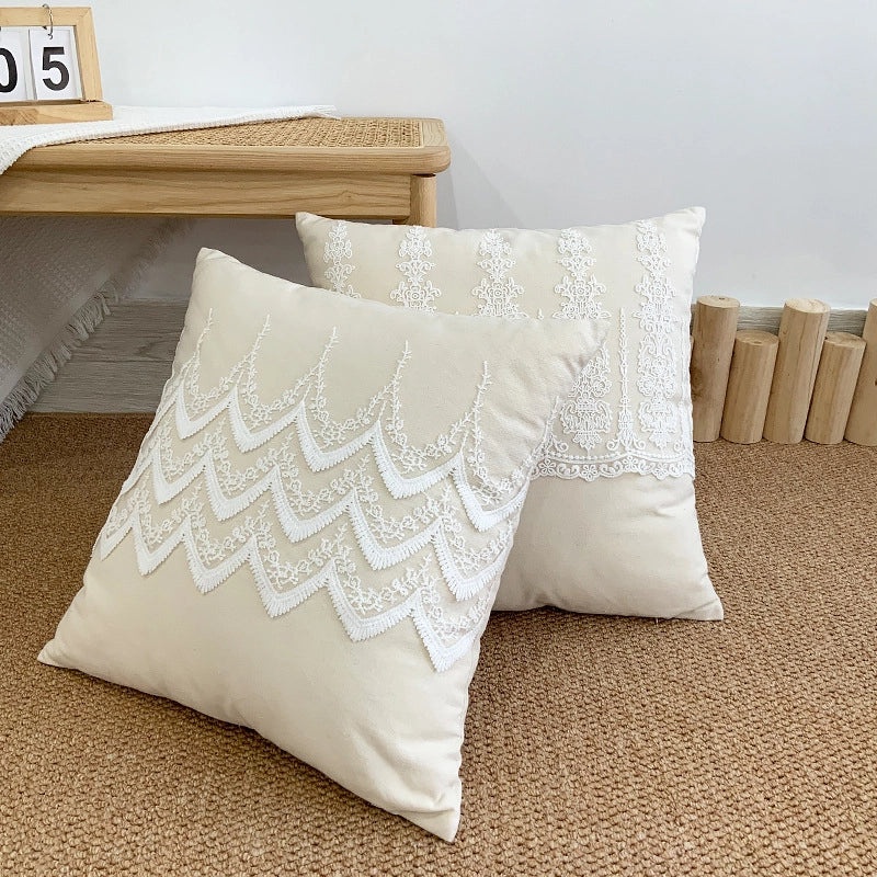 Elegant Nordic Style Solid Color Cotton Linen Polyester Throw Pillow Covers|Home Decor Pillows