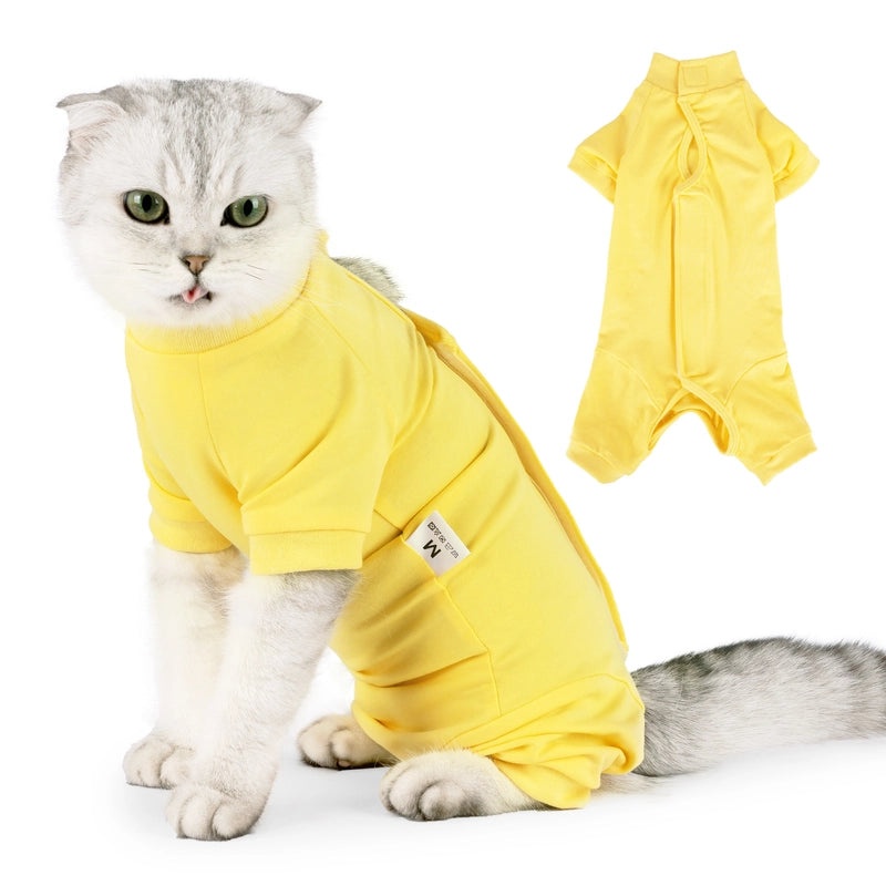 Post-Surgery Cat Recovery Shirt Fully Covered Easy Wear Female Cat Sterilization Weaning Garment|Pet Clothing