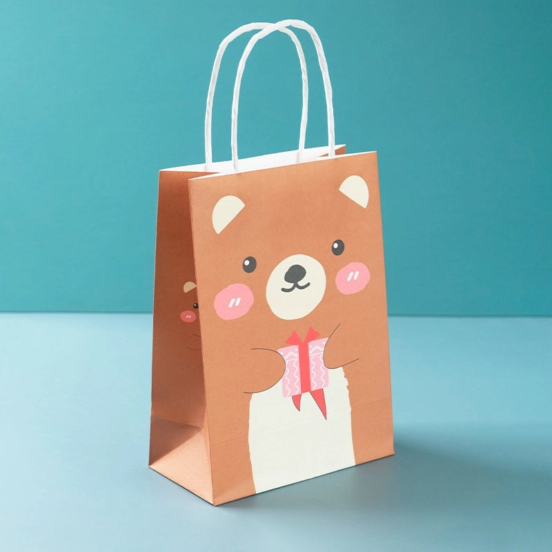 Cartoon Animal Design Holiday Party Gift Bags Durable Daily Use Wrapping Supplies|Party Supplies