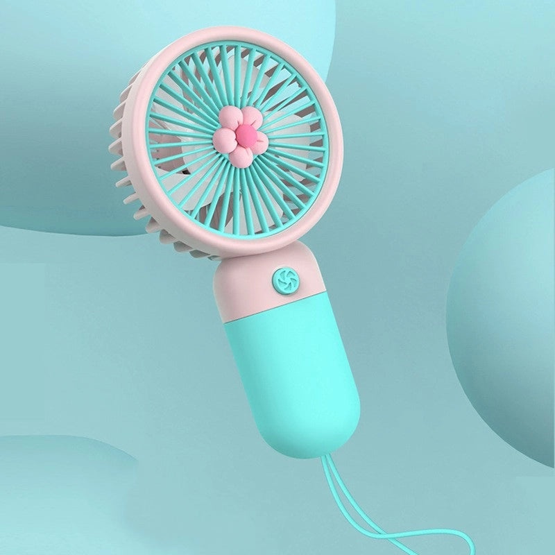 Mini Portable Solid Color Plastic Fan|Home & Garden Accessories