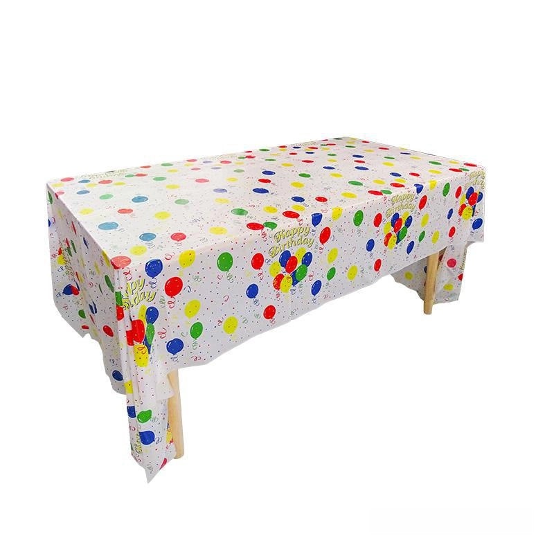 Kids Birthday Disposable Rectangular Tablecloth for Party Classroom Decoration|Party Supplies