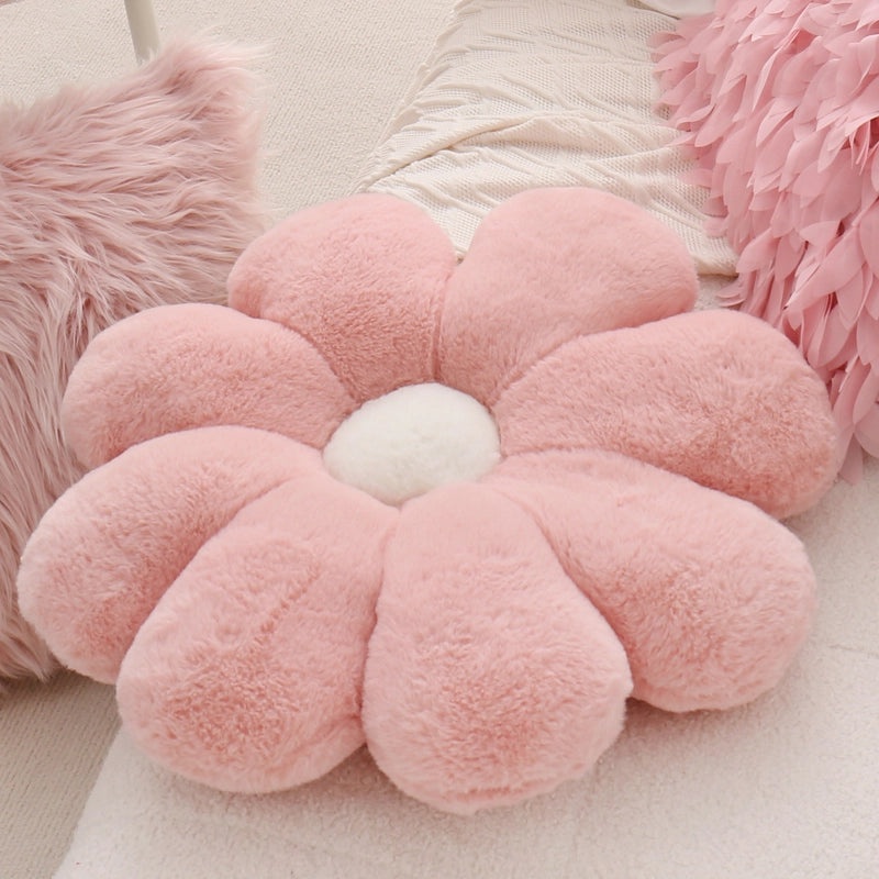 Heart-Shaped Solid Color Flower Pillow Covers for Couch and Sofa Decor | Home Decor & Cushion Covers