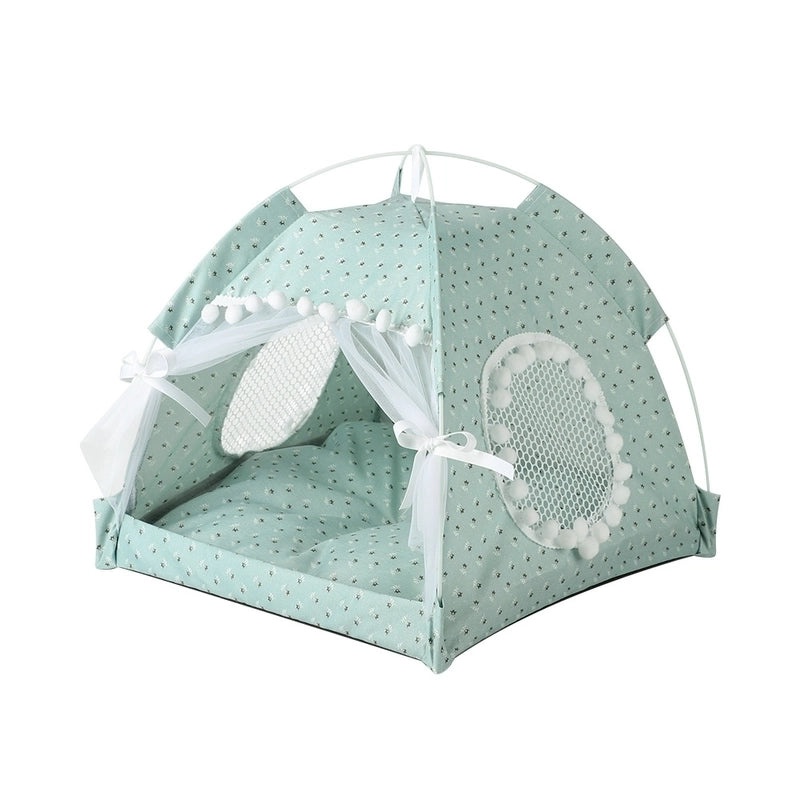 Stylish Minimalist Color Block Pet Bed Soft Fabric Cozy Cushion|Pet Beds and Accessories