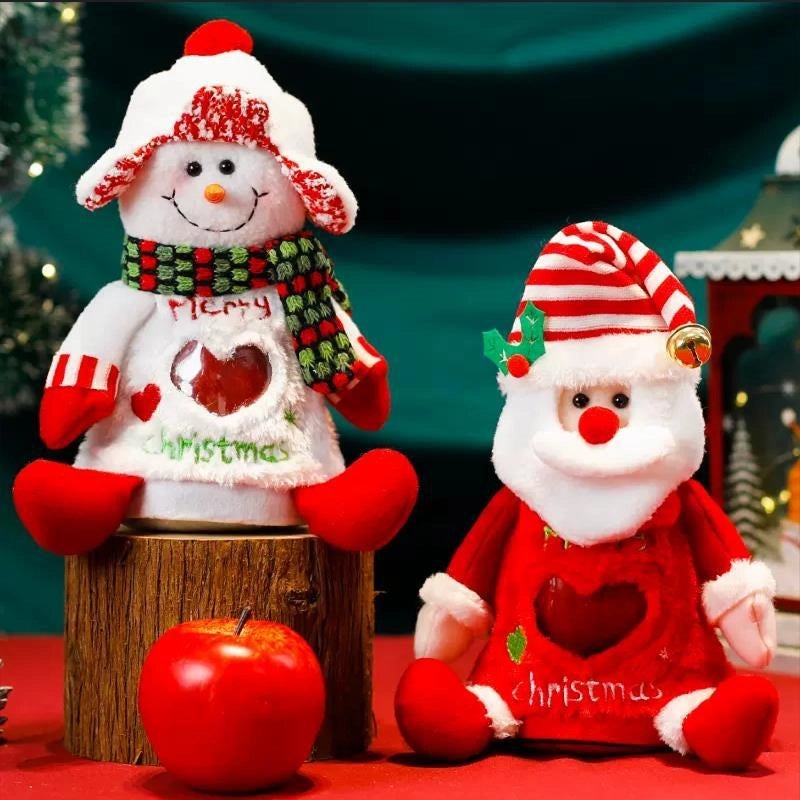 Christmas Tree Santa Claus Snowman Gift Bags Festive Party Wrapping Supplies|Holiday Party Supplies