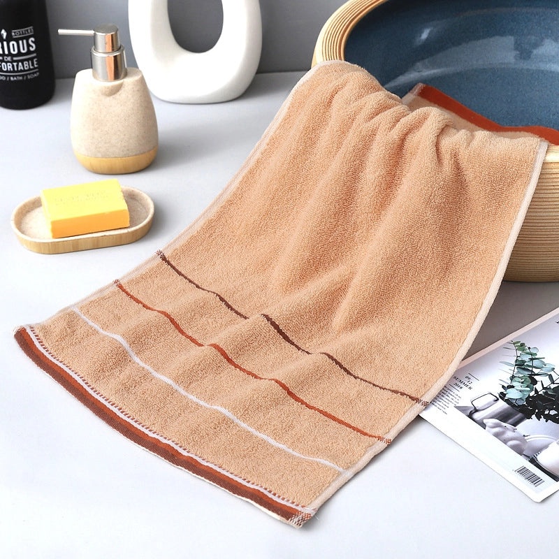 Thickened Cotton and Coral Fleece Face Towel Absorbent Soft Embroidered Logo Personalized Gift|Home & Living Towels