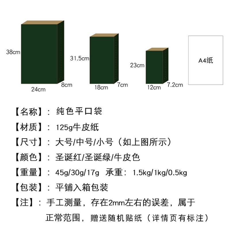 Christmas Eve Stickers for Gift Bags and Packing Boxes | Holiday Decorations