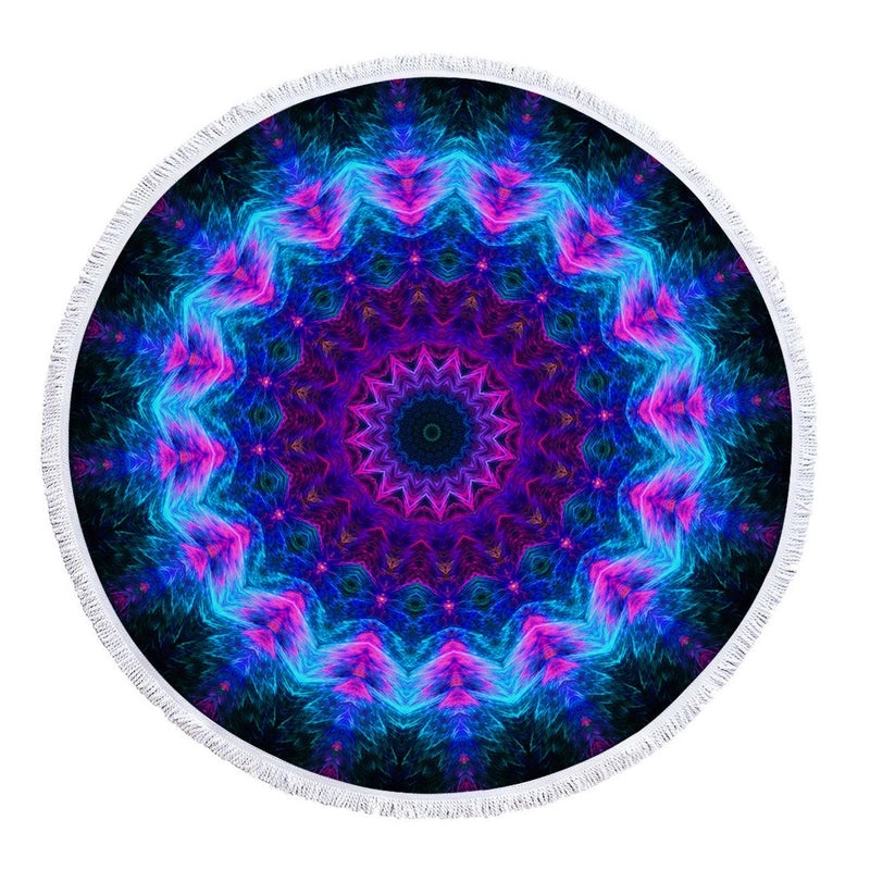 Ethnic Geometric Pattern Lightweight Microfiber Beach Towel for Casual Outdoor Use|Beach Towels