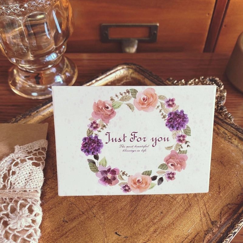 200 Pieces Valentine’s Day Sweet Floral Paper Date Festival Greeting Card Invitations Bulk|Greeting Cards & Invitations
