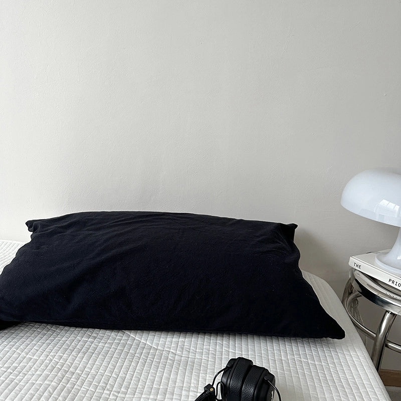 Pure Cotton Pillowcase Pair 48x74cm Soft Pillow Core Liner Cover | Home Textiles Bedding