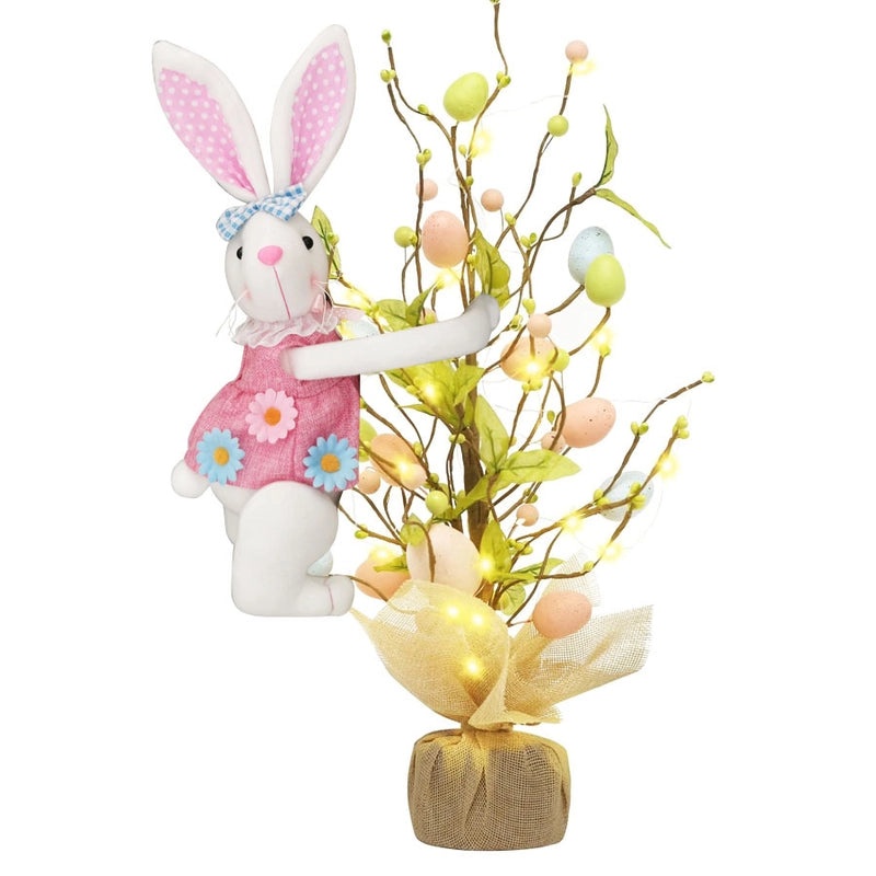 Adorable Easter Bunny Plush Indoor Home Decor Table Ornament | Home Decorations