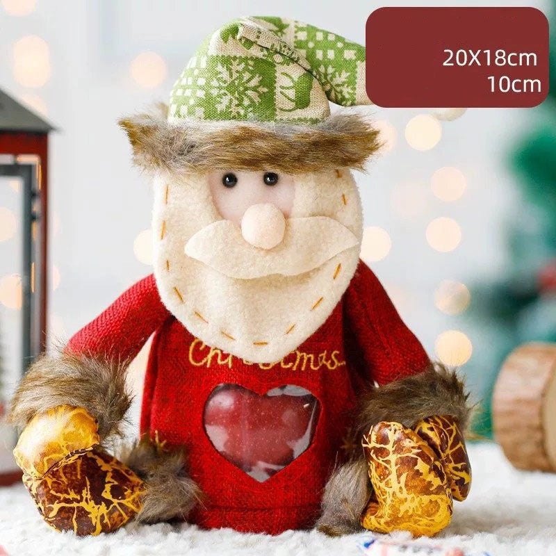 Christmas Tree Santa Claus Snowman Gift Bags Festive Party Wrapping Supplies|Holiday Party Supplies