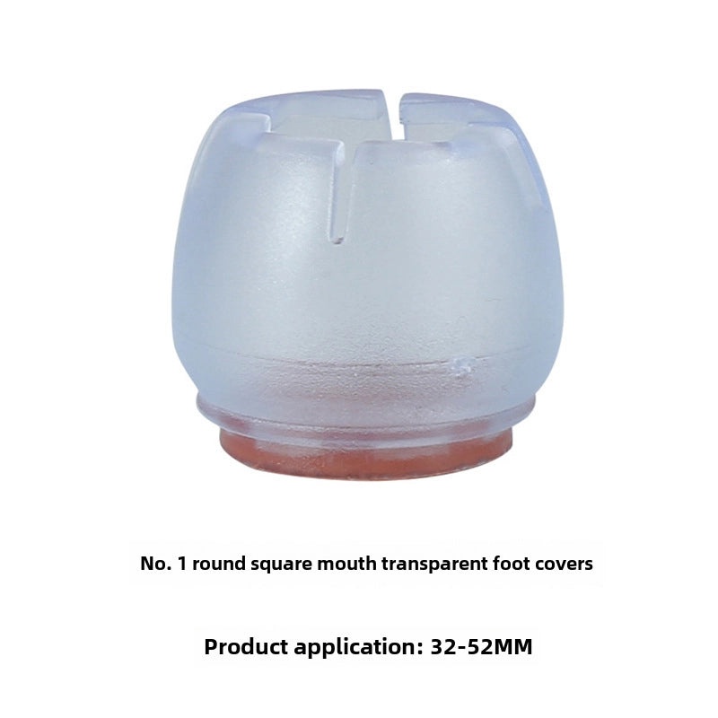 Transparent Silicone Non-Slip Table and Chair Leg Covers for Floor Protection and Longevity | Home & Living Accessories
