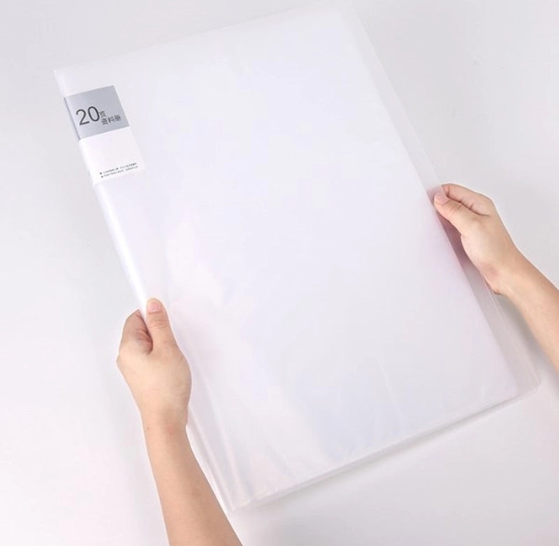 A3 A2 Info Booklets with 4-Open Folders | 4K Sketch Drawing Album & 8K Art Collection Loose-Leaf Binder | Art Supplies & Stationery