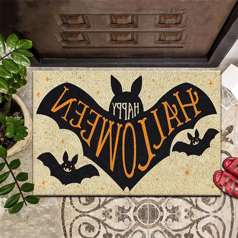 Retro Floral Animal Print Polyester Bath Rug for Bathroom | Home Decor & Bath Accessories