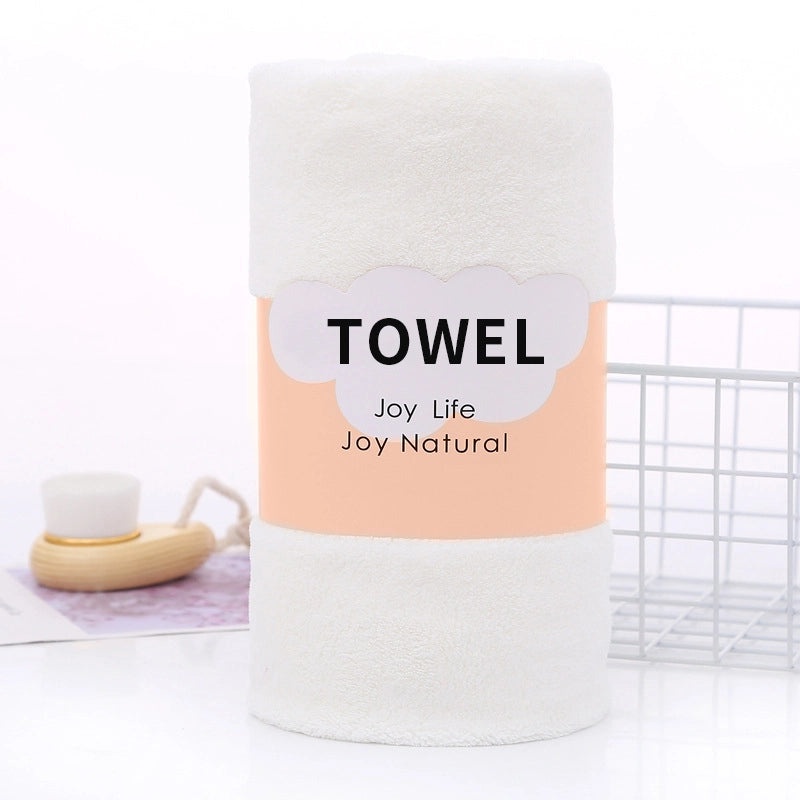 Soft Coral Fleece Bath Towel for Adults | Quick-Dry Thick Large Absorbent Bath & Beach Wrap Towel | Home Textile