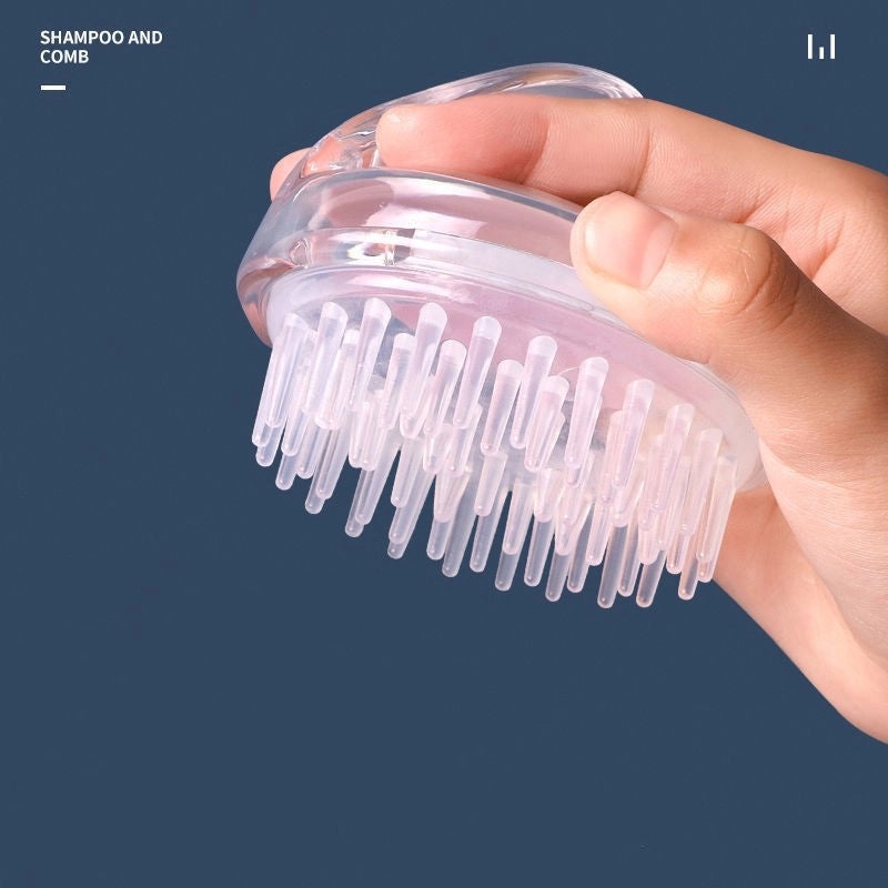 Sleek Minimalist Solid Color Plastic Shampoo Comb|Hair Care Accessories