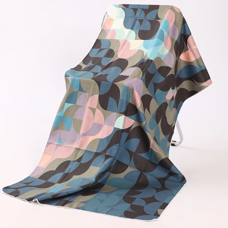 Underwater Animal Print Double-Sided Velvet Polyester Bath Towel | Bath & Beach Towels