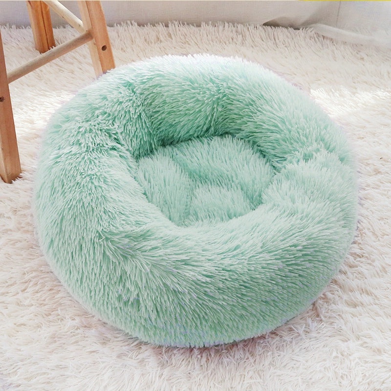 Long Velvet Pet Nest for Cats and Small Dogs | Pet Beds & Accessories