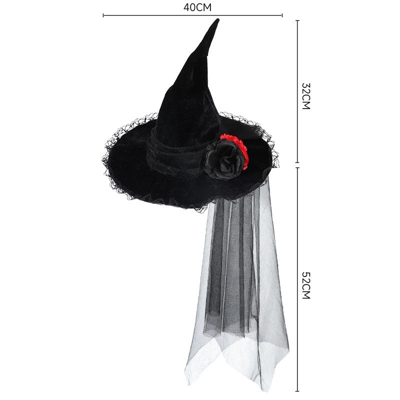 Halloween Gothic Solid Color Party Hat|Hats & Headwear