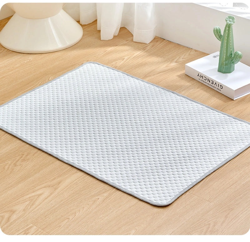 Cooling Ice Silk Pet Pad for Dogs and Cats Portable Breathable Summer Sleeping Mat for Home and Car | Pet Cooling Accessories
