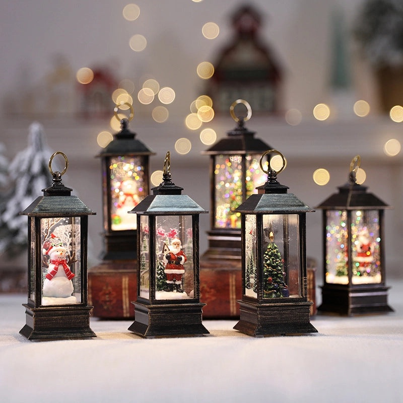 Christmas LED Night Lights Plastic Decoration for Holiday Season | Home Decor Lighting